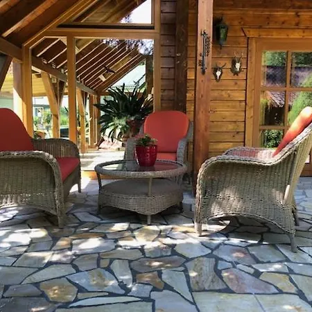 Blockhaus Am Waldrand Сasa de vacaciones Brieselang